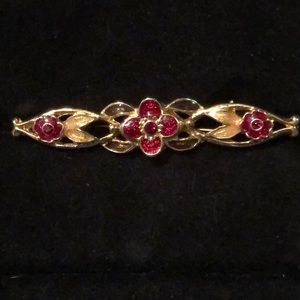 Holy Tone W/ Red and Black Enamel Brooch